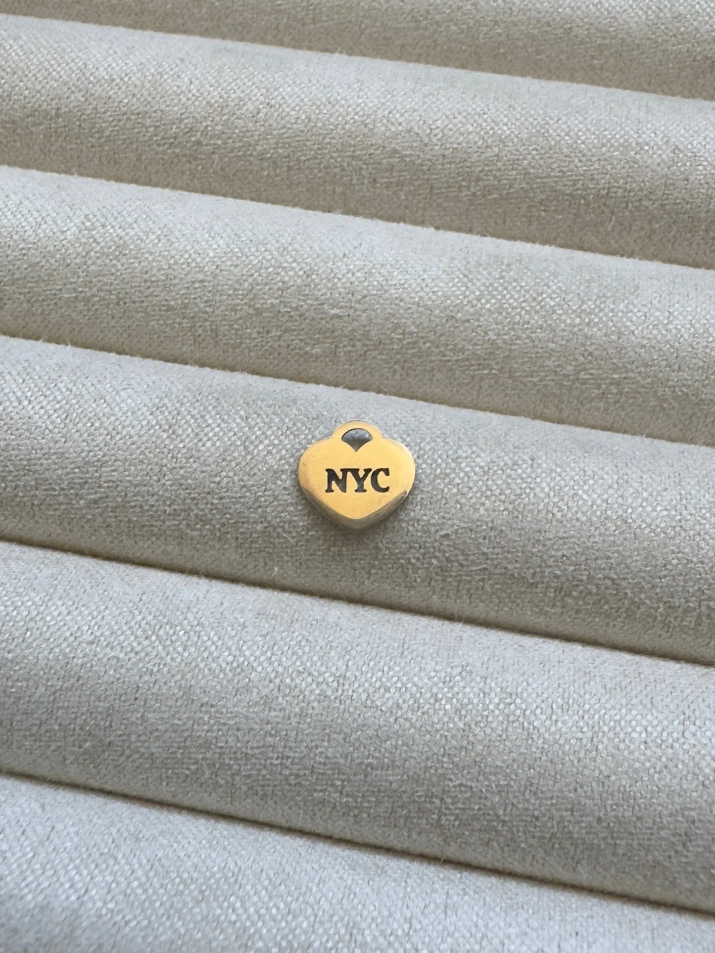 NYC Heart Charm