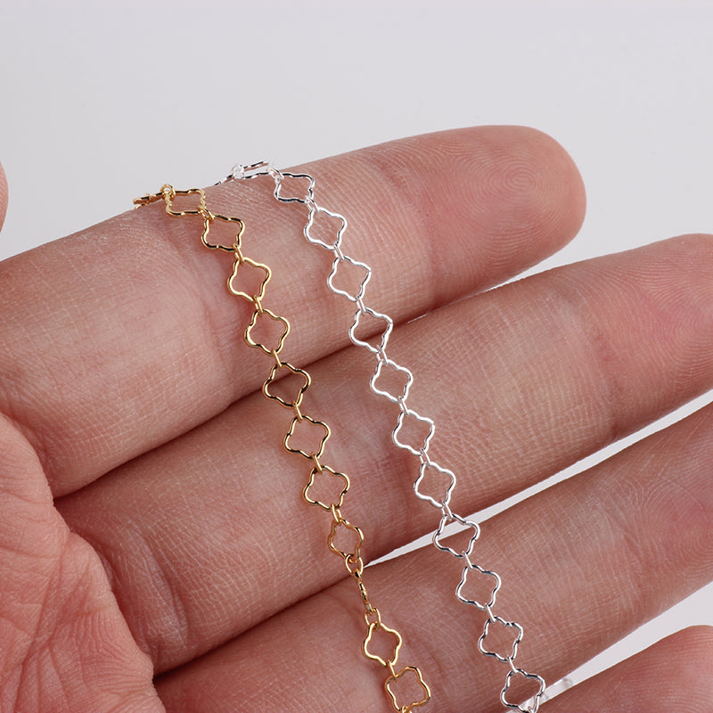 Gold filled Clower chain 4.2mm