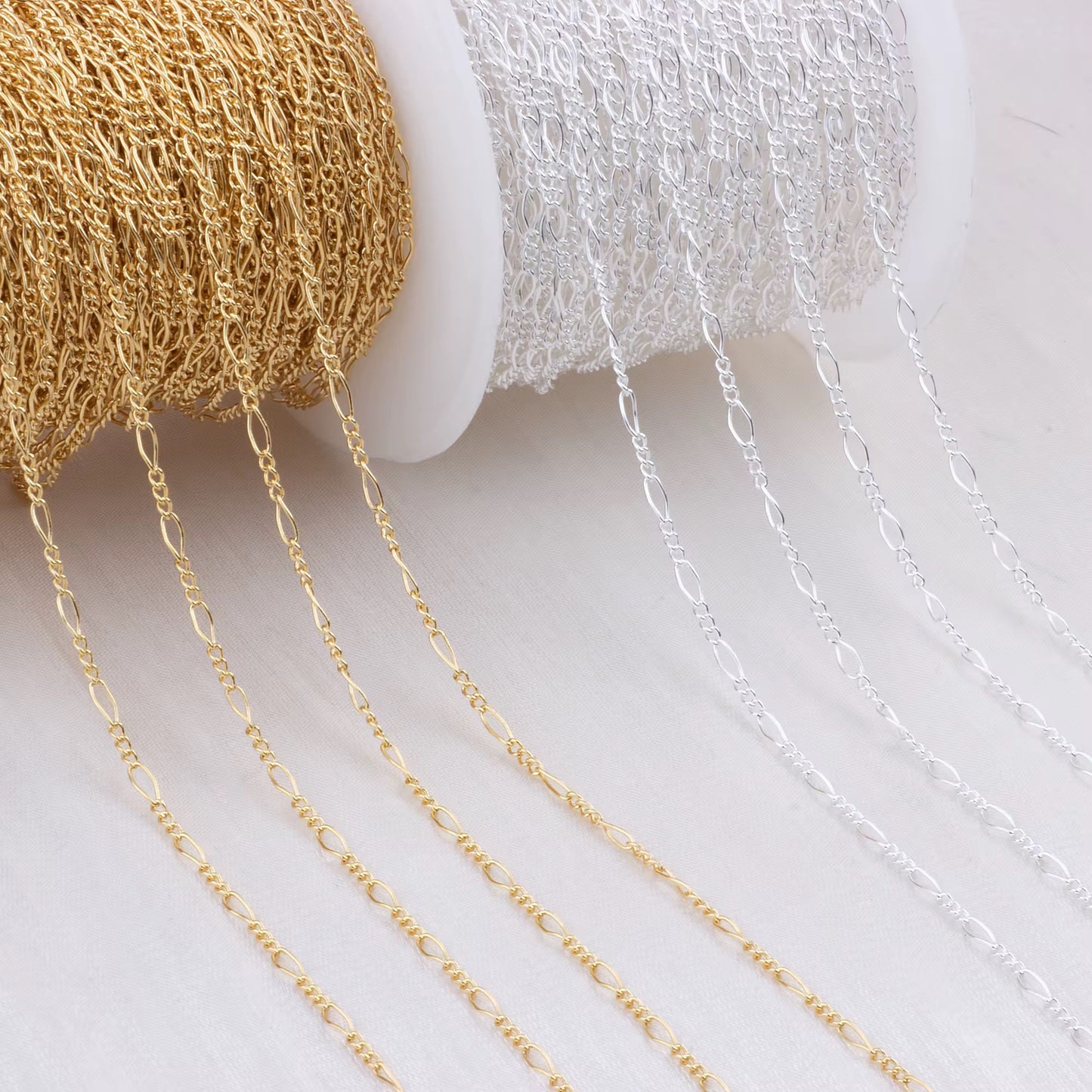 Gold filled Figaro chain 1.5mm