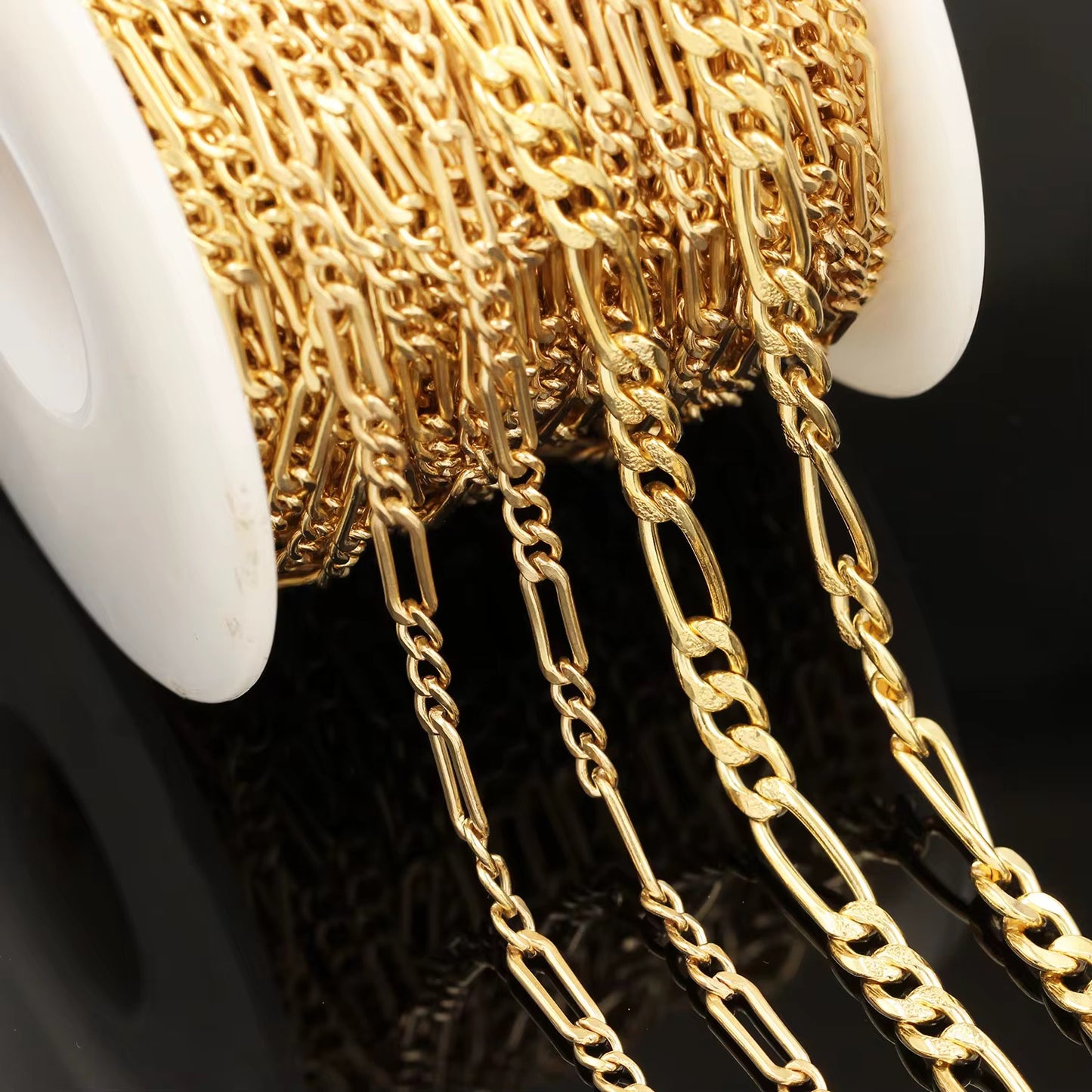 Gold filled Thick Figaro chain 2.4mm