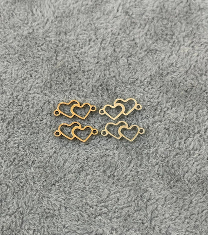 Double heart connector