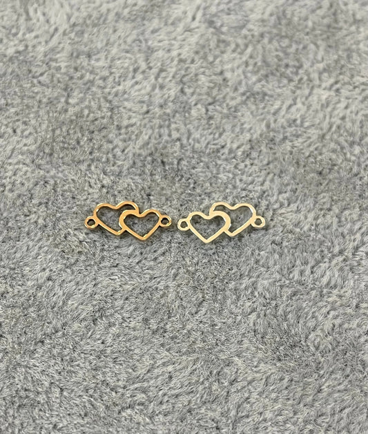 Double heart connector