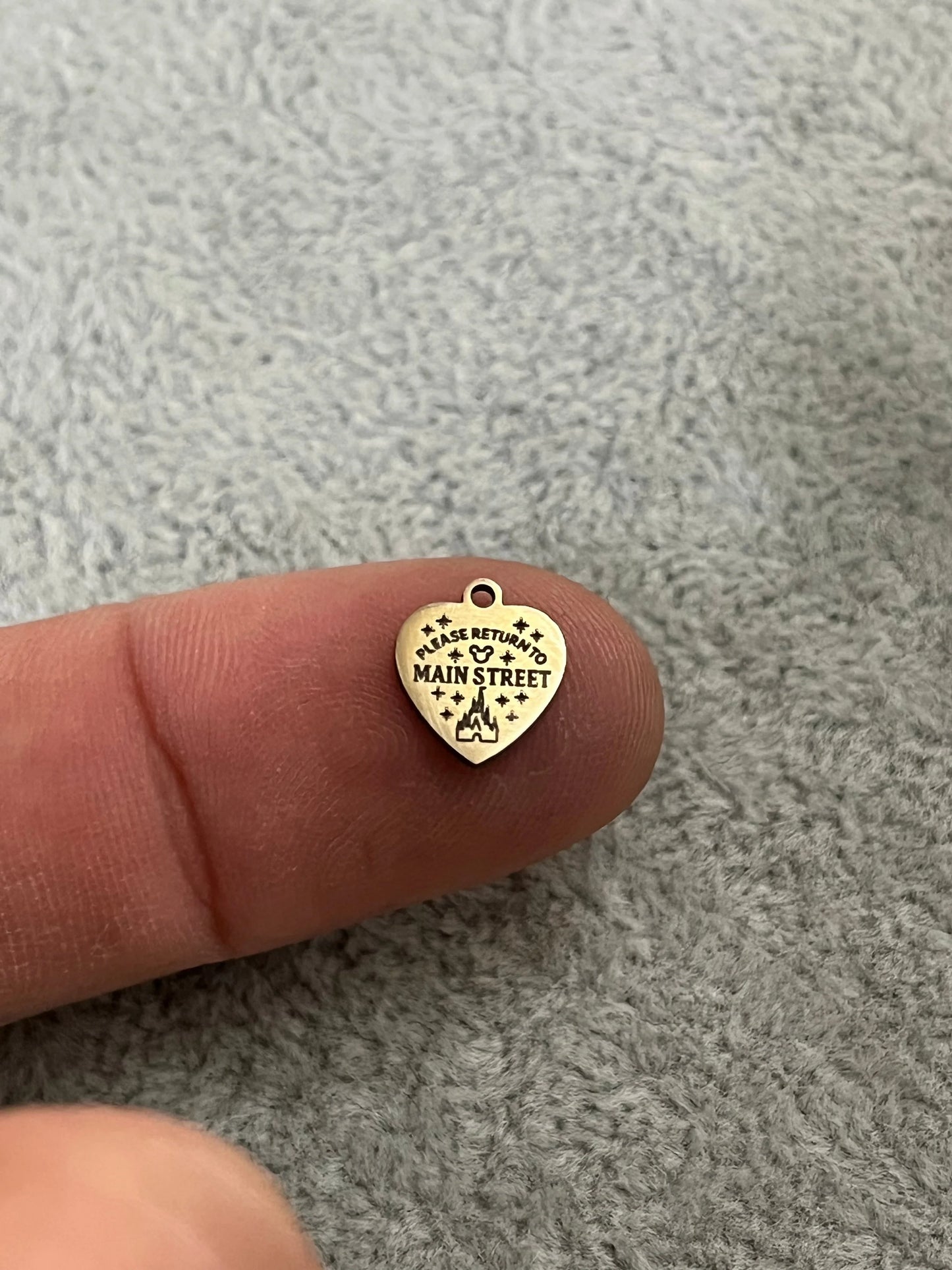 Custom Engraved Heart charm