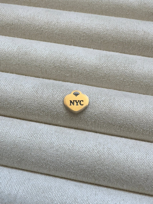 NYC Heart Charm