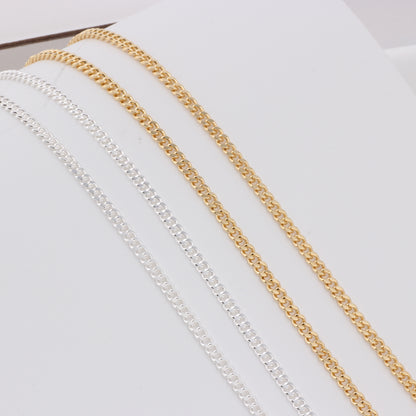 Gold filled Curb chain 2.5