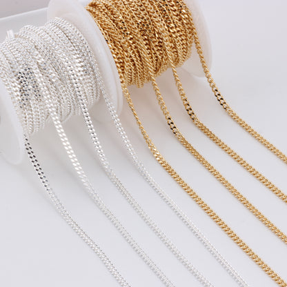 Gold filled Curb chain 2.5