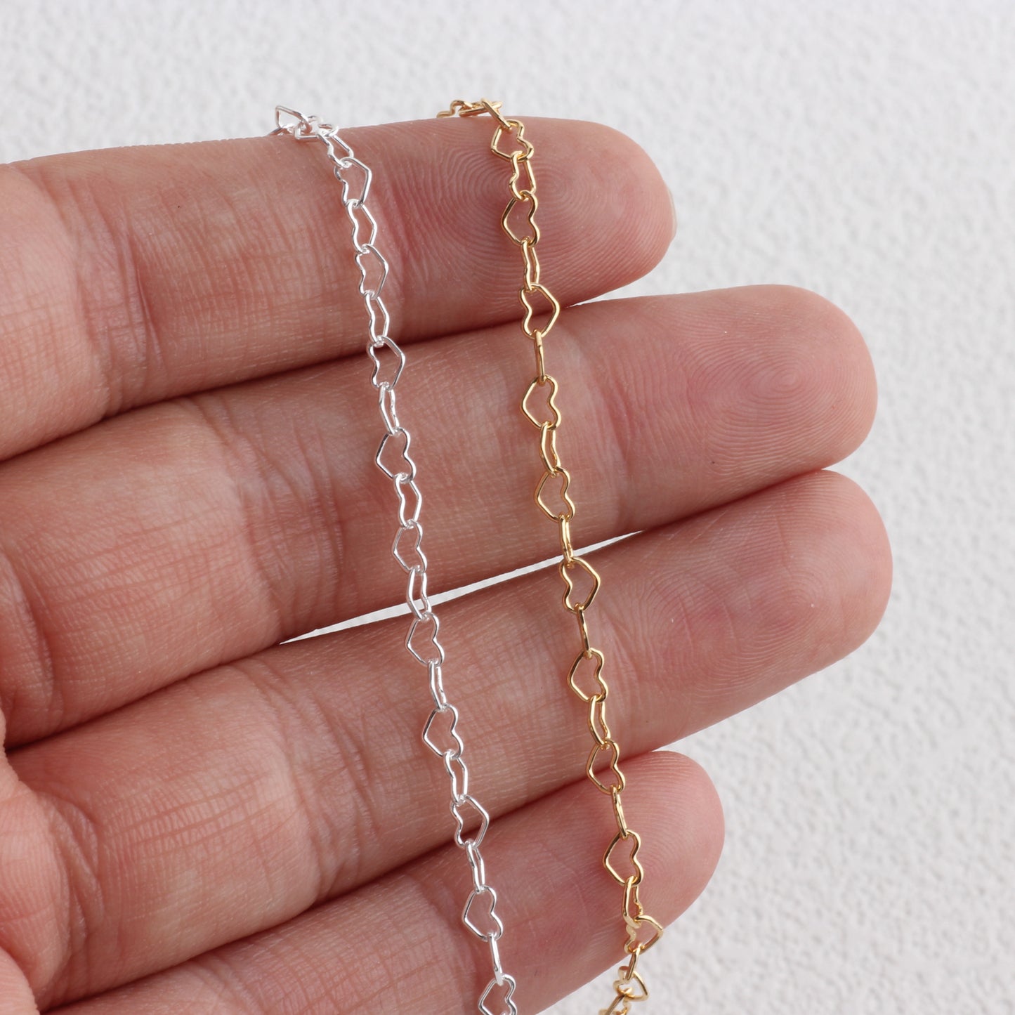 Gold filled Heart chain 3.2mm
