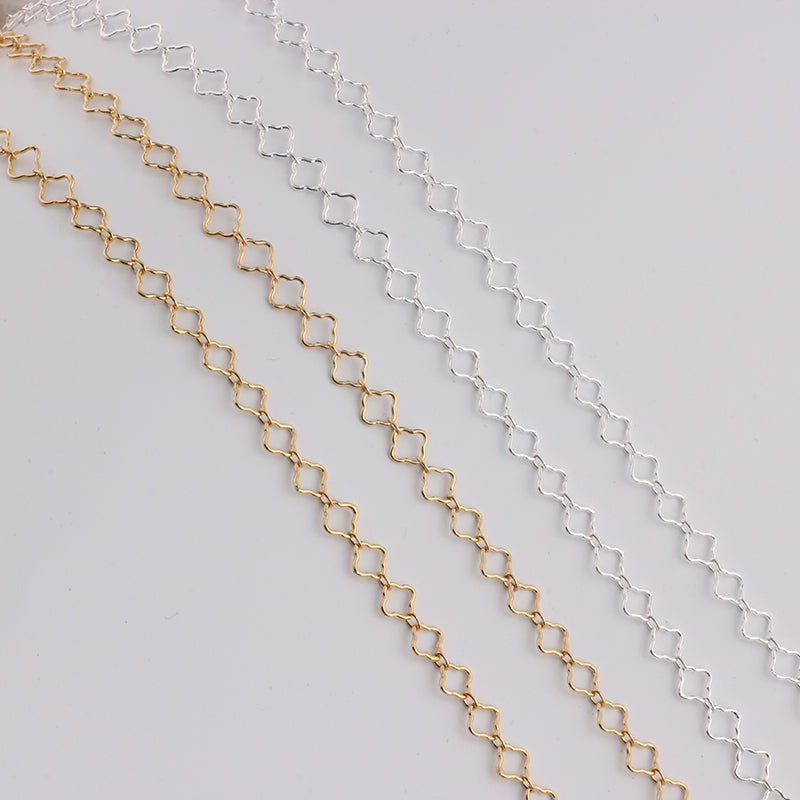Gold filled Clower chain 4.2mm