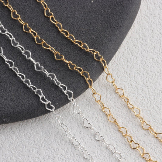 Gold filled Heart chain 3.2mm