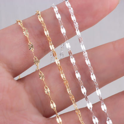 Gold filled Starburst chain 2.5mm