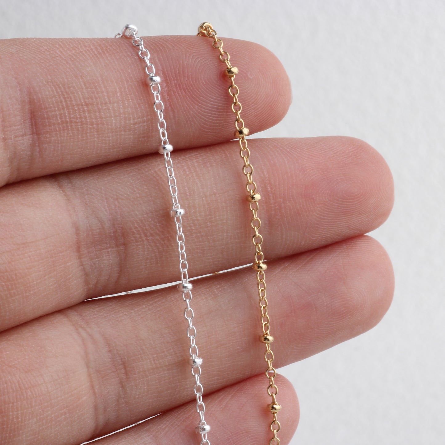 Gold filled Satellite chain 1.8mm