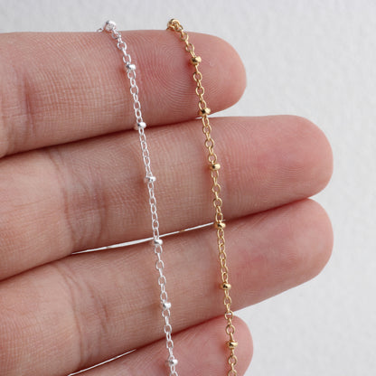 Gold filled Satellite chain 1.8mm