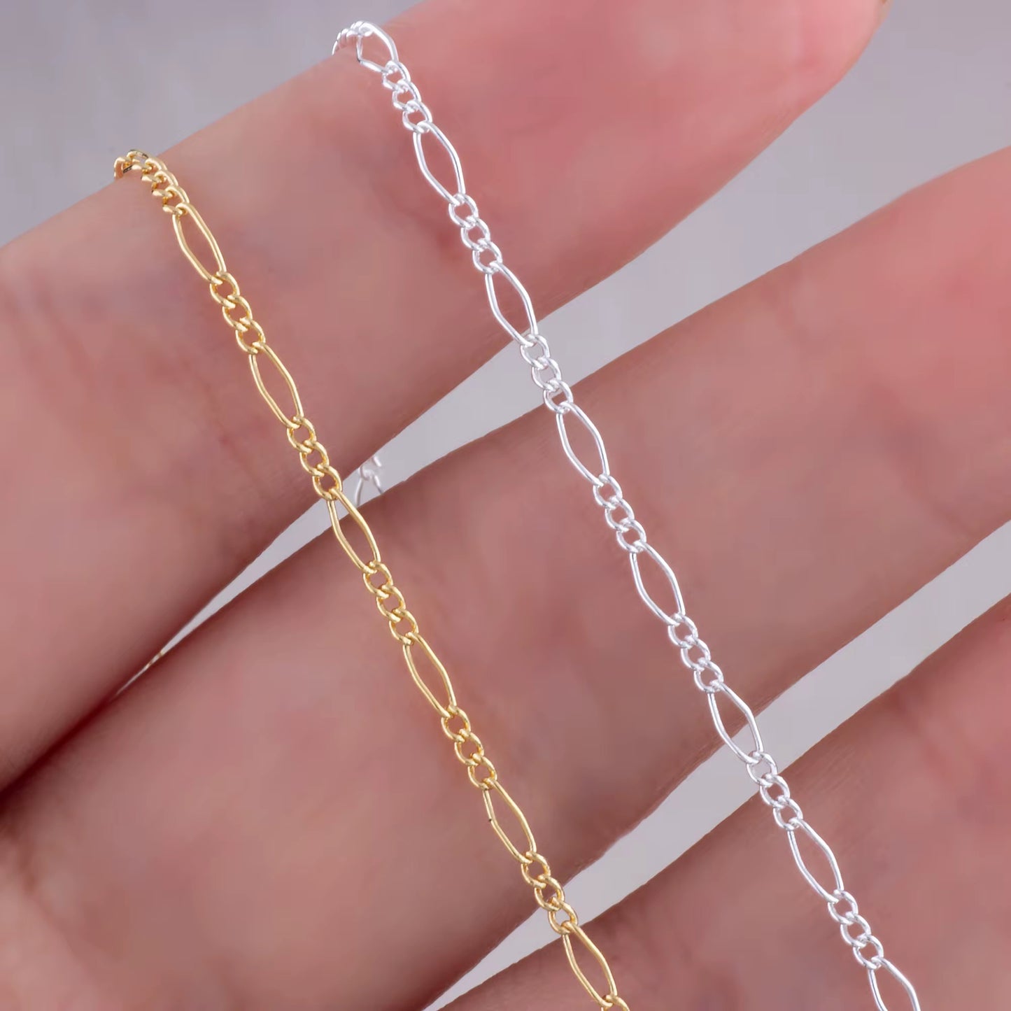 Gold filled Figaro chain 1.5mm